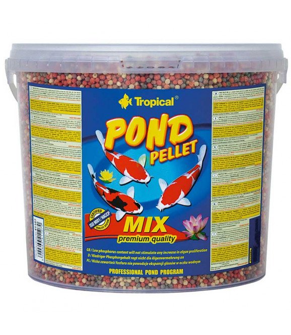 TROPICAL POND Pellet mix 5 l (700 g) Fische Gartenteich