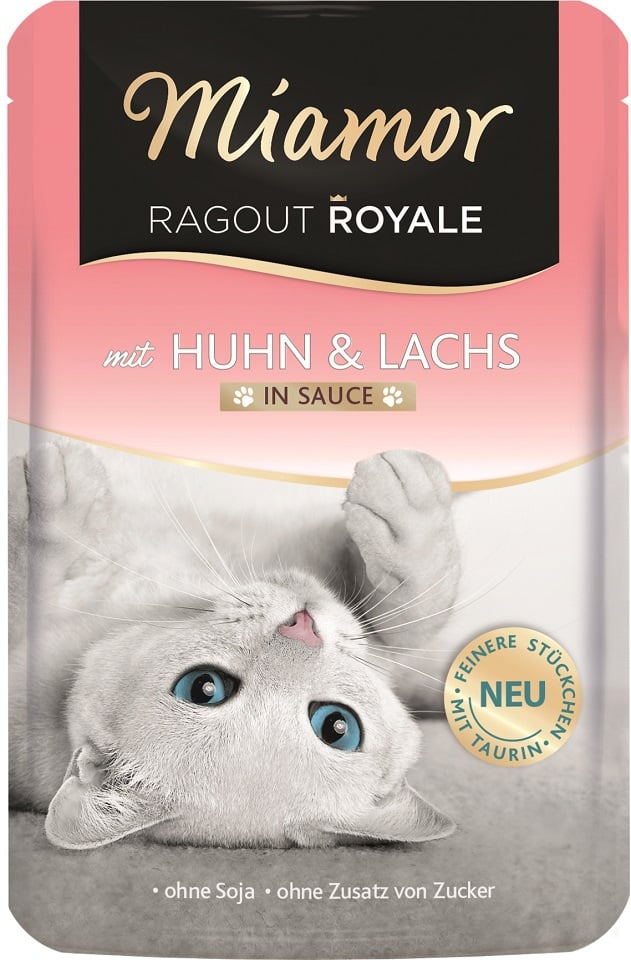 MIAMOR Ragout Royale in Sauce Chicken&amp;Salmon Beutel mit Hühner- und ...