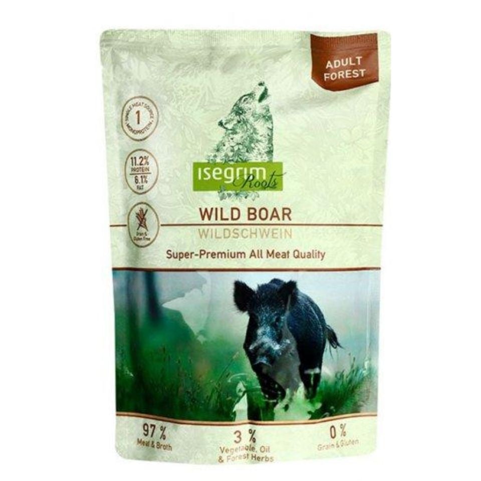ISEGRIM Adult Forest Roots Wildschwein und Pastinake 410 g