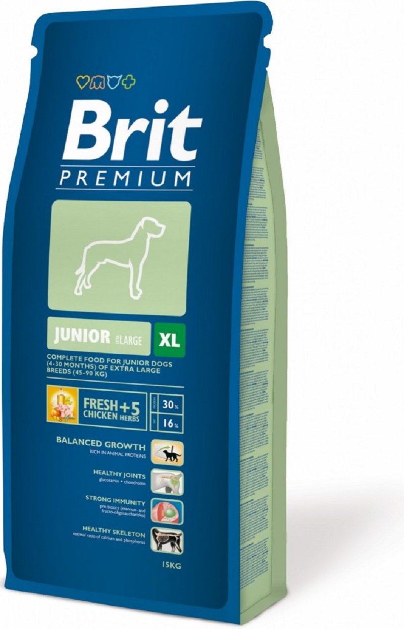 BRIT Premium Dog Junior XL 15kg Hund Hundefutter und Snacks