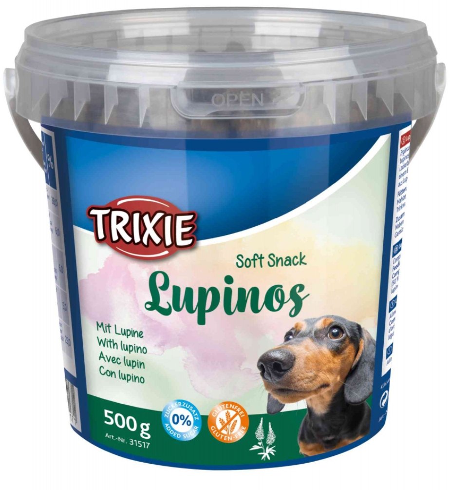 TRIXIE Soft Snack Lupinos 500 g Hund Hundefutter und Snacks