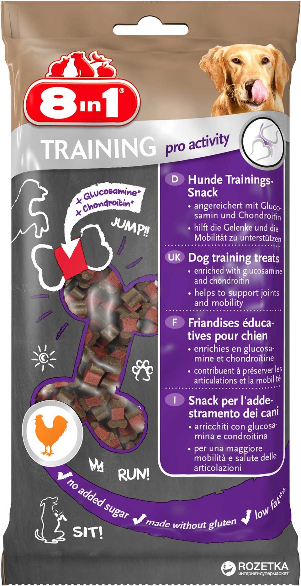 8IN1 Hunde TrainingsSnack Pro Activity Hund Hundefutter und
