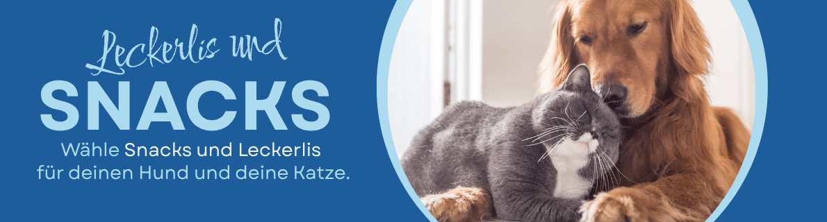 Aktion für Hundesnacks und Katzensnacks