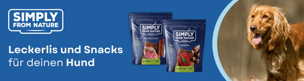 Simply Snacks für Hunde (blau)