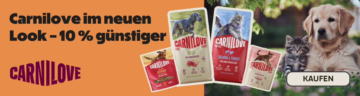 CARNILOVE Aktion im neuen Design – jetzt 10 % günstiger!