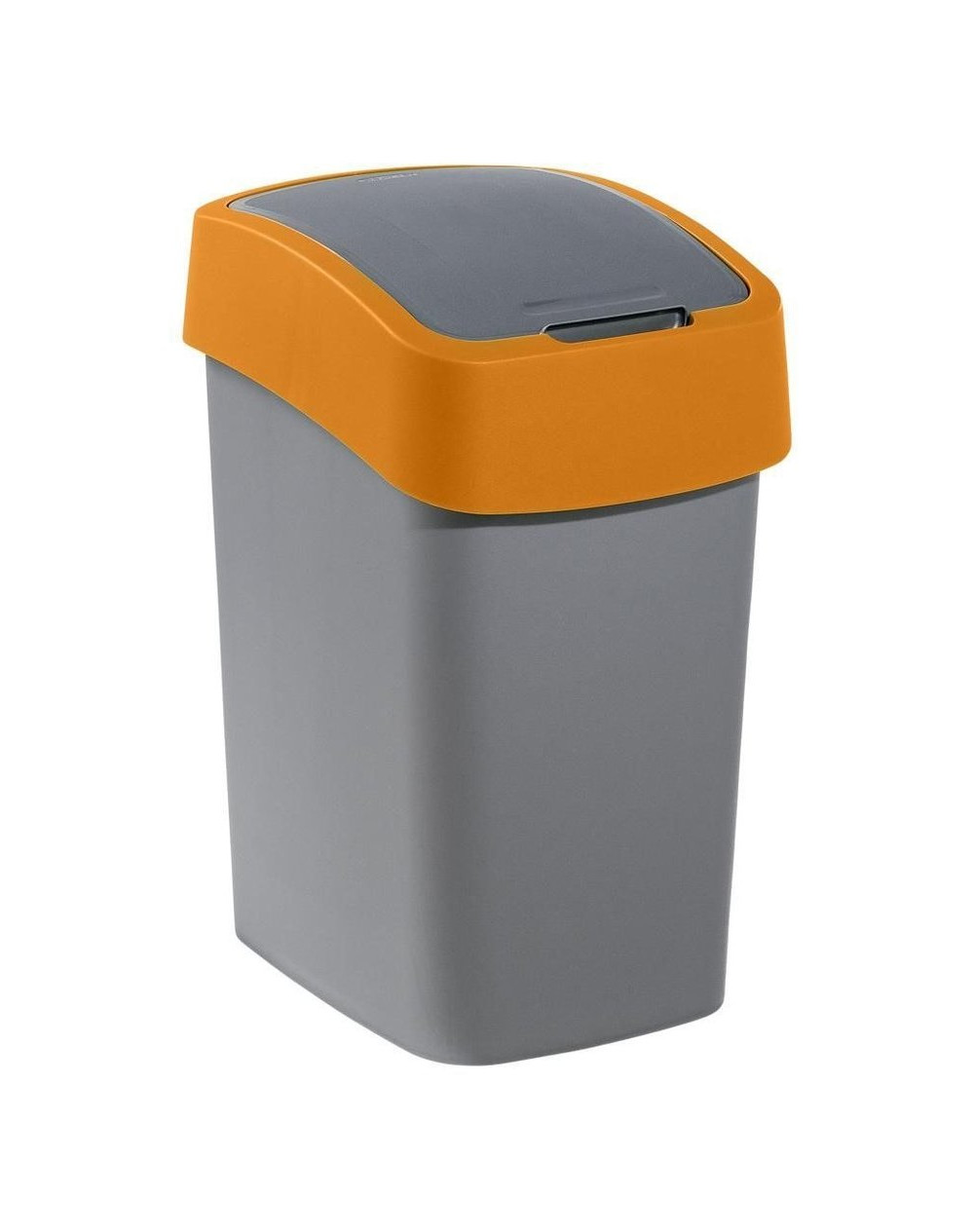 CURVER Mülleimer FLIP BIN 25 L silber/orange :: Haushalt :: Wäsche - und  Müllkörbe 