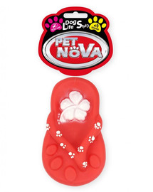 PET NOVA DOG LIFE STYLE Kauspielzeug "Flip-Flop" 15cm rot