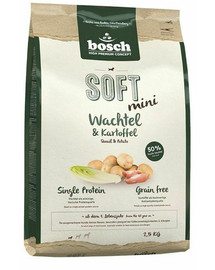 BOSCH SOFT Mini Wachtel & Kartoffel 2,5 kg