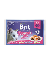 BRIT Premium Fillet dinner plate mix in Gelee 52 x 85 g