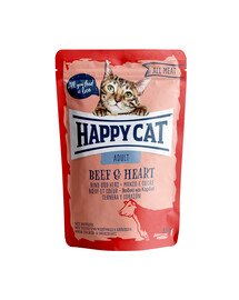 HAPPY CAT All Meat Adult Beef & Heart (Rind & Herz) 85 g