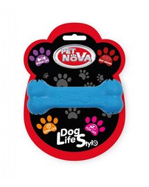 PET NOVA DOG LIFE STYLE Hundespielzeug Kauspielzeug Rindfleisch Geschmack 11cm Blau