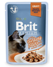 BRIT Premium Fillets in Gravy mit Truthahn 24 x 85g