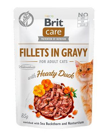 BRIT Care Fillets in gravy Hearty Duck 24 x 85 g