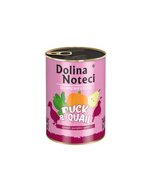 DOLINA NOTECI Premium SuperFood mit Ente und Wachtel 400 g