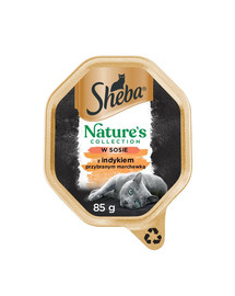 SHEBA Nature's Collection 22 x 85 g in Sauce mit Pute und Karotten