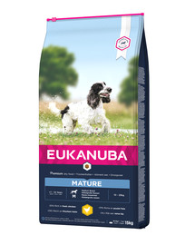 EUKANUBA Senior Medium Breeds Chicken 15 kg Trockenfutter für ältere Hunde mittelgroßer Rassen