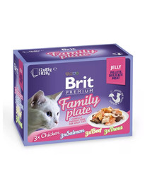 BRIT Premium Cat Pouch Dinner Plate Jelly (12x85 g)