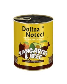DOLINA NOTECI Premium SuperFood Känguru und Rindfleisch 800 g
