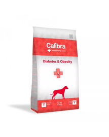 CALIBRA Veterinary Diet Dog Diabetes & Obesity 12 kg