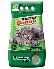 BENEK Super Standard Green Forest Bentonitstreu 10 L (5 L x 2)