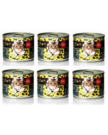 O'CANIS for Cats-Ente & Huhn mit Distelöl 6 x 200g