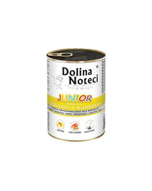 DOLINA NOTECI Premium Junior für Hunde kleiner Rassen reich an Hühnermägen mit Kalbsleber  400 g