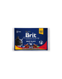 BRIT Cat Adult Meat Plate Multipack mix 52 x 100g