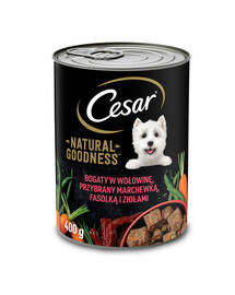 CESAR Natural Goodness Reich an Rind 12 x 400 g