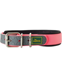 HUNTER Convenience Comfort Hundehalsband Größe XS-S (35) 22-30/2cm rosa neon
