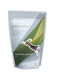 TROVET Hypoallergenic Treat Horse HHT Funktionelle Hundeleckerlis Pferdefleisch 250 g