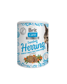 BRIT Care Cat Snack Superfruits Herring with Sea Buckthorn 100 g
