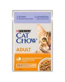 PURINA CAT CHOW Adult mit Lammfleisch und grünen Bohnen 26 x 85 g