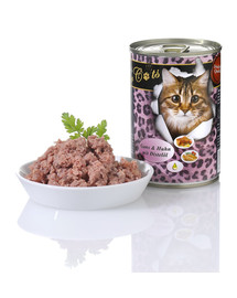 O'CANIS for Cats Gans & Huhn mit Distelöl 400 g x 6