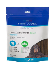 FRANCODEX RELAX medium Kaustreifen zur Entfernung von Zahnstein und schlechtem Geruch 352,5 g/15 Streifen
