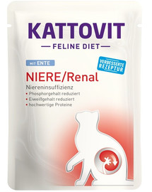 KATTOVIT Feline Diet Niere/Renal Ente 85 g