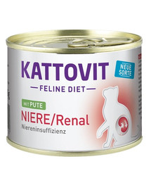 KATTOVIT Feline Diet Niere/Renal Pute 185 g