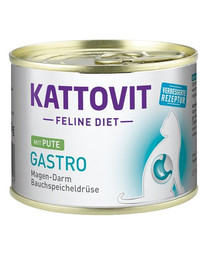 KATTOVIT Feline Diet Gastro Pute 185 g