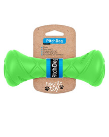 PULLER PitchDog Game barbell lime green lindgrüne Hundehantel 7x19 cm