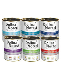 DOLINA NOTECI Premium Gemischte Geschmacksrichtungen für Hunde 10x800g ohne Geflügel