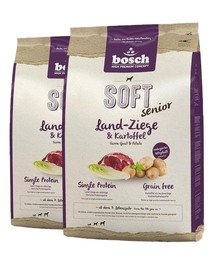 BOSCH SOFT Senior Land-Ziege & Kartoffel 25 kg (2 x 12,5 kg)