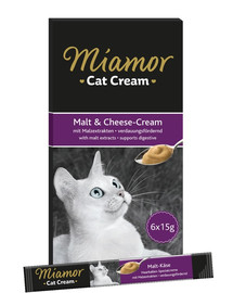 MIAMOR Cat Cream Malzpaste mit Käse 6 x 15 ml