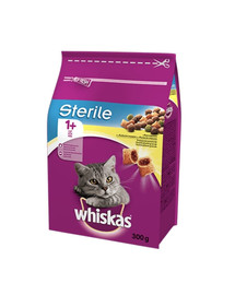 WHISKAS Sterile 4.2kg - Katzentrockenfutter für Katzen nach Sterilisation mit Huhn