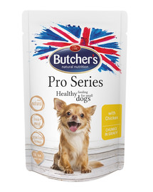 BUTCHER'S ProSeries Dog mit Hühnerstücken in Sauce 100 g