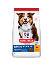 HILL'S SCIENCE PLAN Medium Mature Adult 7+ Hundefutter mit Lamm & Reis 14 kg