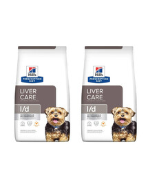 HILL'S Prescription Diet Canine l/d Liver Care 20 kg  (2x10 kg)
