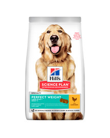 HILL'S Science Plan Hund Adult Perfect Weight Large Breed Huhn 12 kg