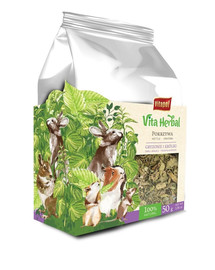 VITAPOL Vita Herbal Brennnessel für Nager und Kaninchen 50 g