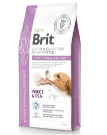 BRIT Veterinary Diets Dog Ultra-Hypoallergenic 12 kg hypoallergenes Hundefutter