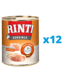 RINTI Sensible Huhn + Reis 12 x 800 g