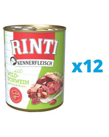RINTI Kennerfleisch Wildschwein 12 x 800 g